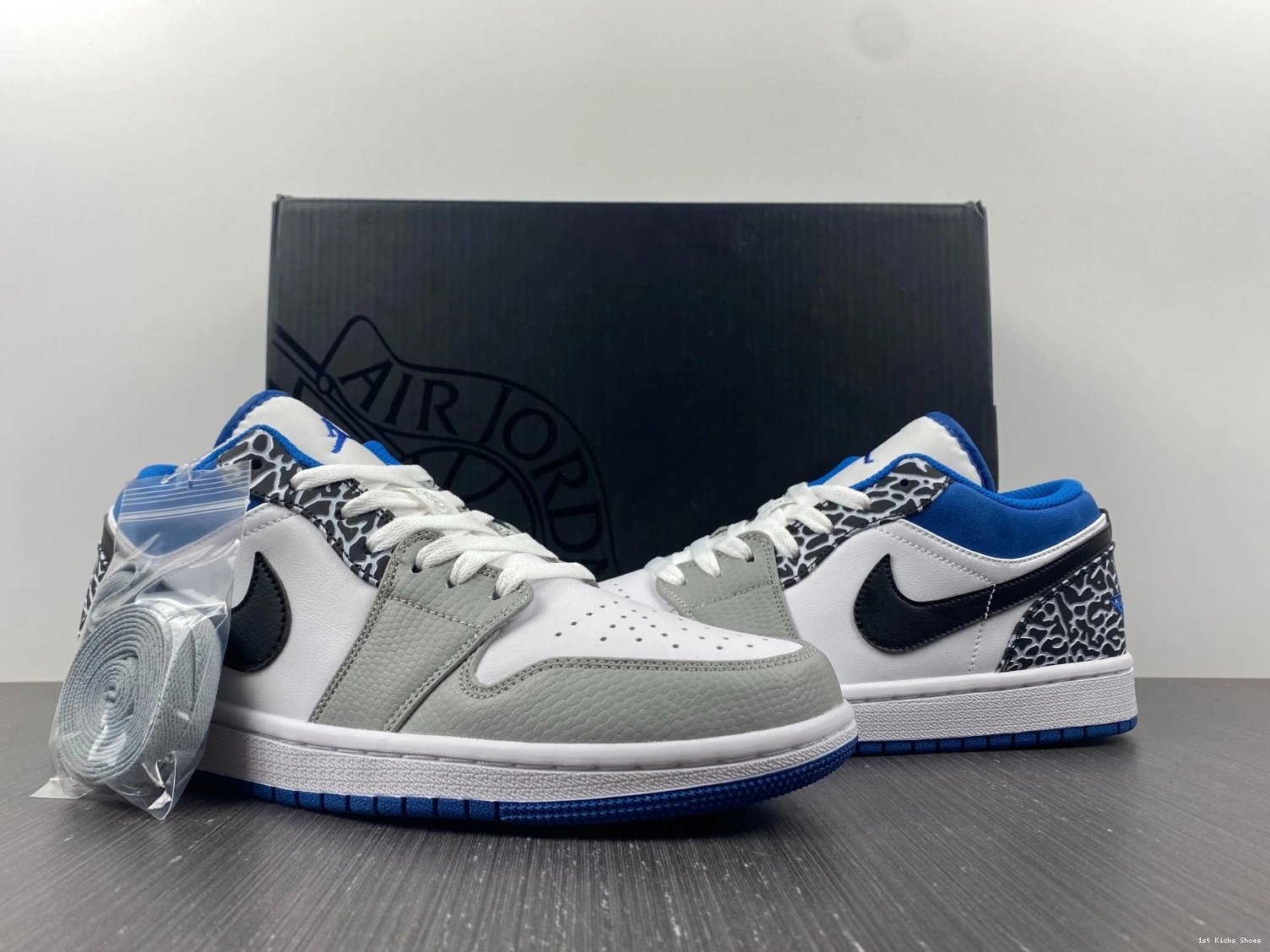 1 True Low Blue Jordan Air DM1199-140 0509